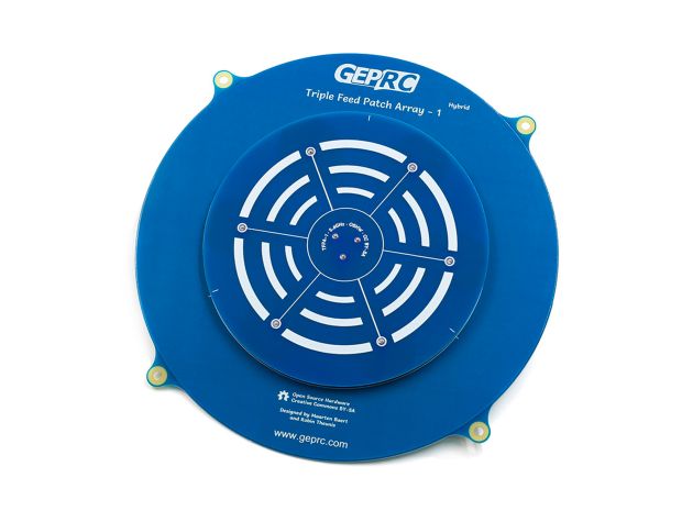 Антена з круговою поляризацією GEPRC Triple Feed Patch Array (SMA), Фото 1