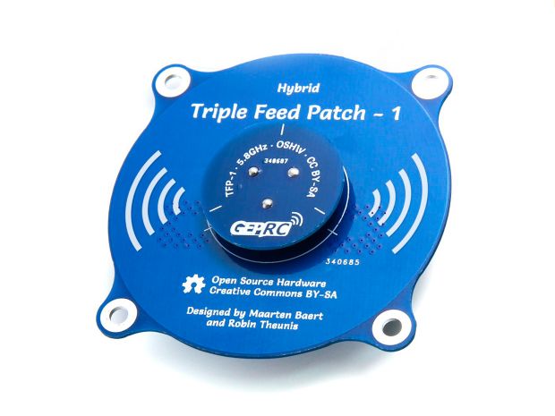 Антена з круговою поляризацією GEPRC Triple Feed Patch-1 (SMA), Фото 1