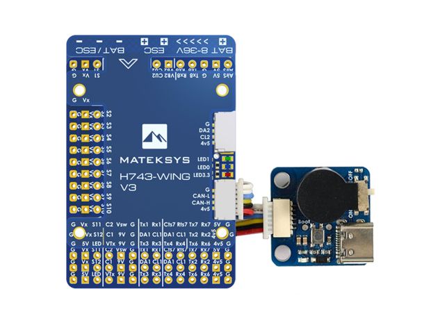 Польотний контролер Matek H743-WING V3, Світлина 1