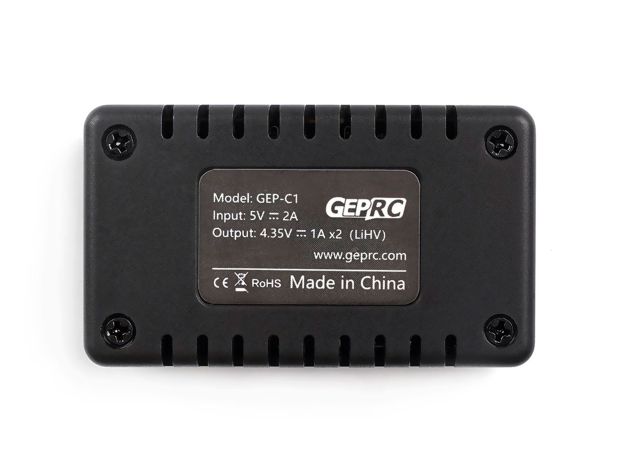 USB зарядний пристрій GEPRC GEP-C1 для 1S LiHV, Фото 4