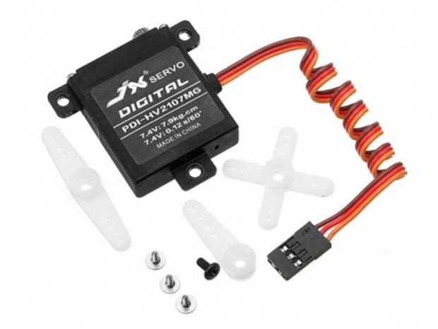 Сервомеханізм цифровий JX PDI-HV2107MG 21g/6.8kg/0.14sec (6.0В), Світлина 3