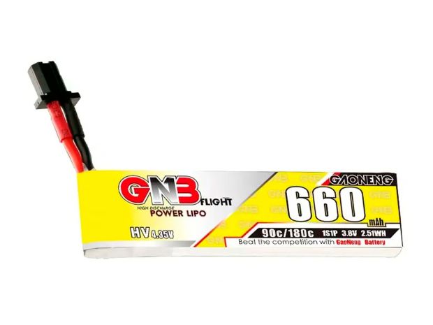 Акумулятор Gaoneng GNB HV GNB27 660mAh 1S 90C (з дротом), Світлина 1