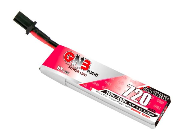 Акумулятор Gaoneng GNB HV GNB27 720mAh 1S 100C (з дротом), Світлина 1