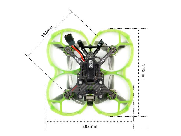 Квадрокоптер GEPRC CineLog35 Performance 6S з цифровою відеосистемою Walksnail Avatar (PNP), Світлина 7