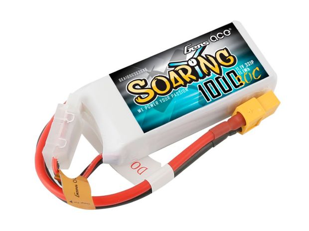 Акумулятор Gens Ace Soaring 1000mAh 3S 30C, Світлина 1