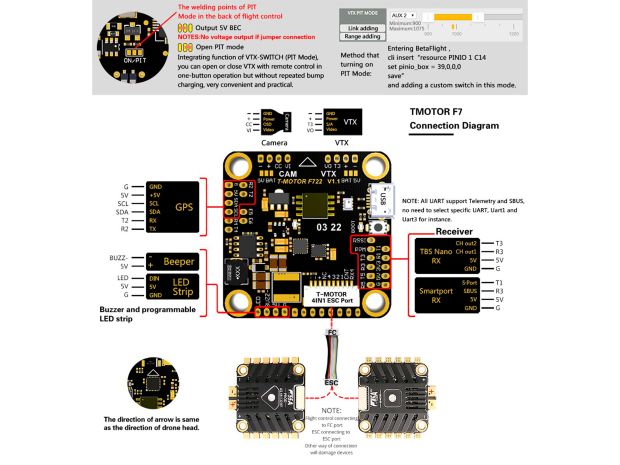 Польотний контролер T-Motor F722, Світлина 6