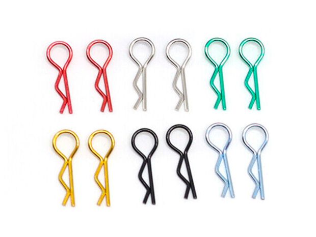 Набір кліпс з гайками М4 для автомоделей 1/10 / 1/12 (180шт), Світлина 2