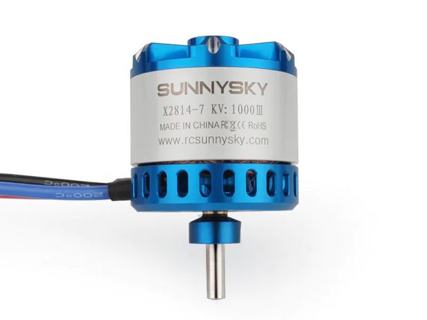 Двигун безколекторний SunnySky X2814-900kv V3 (довгий вал), Світлина 3