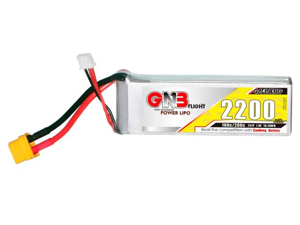 Акумулятор Gaoneng GNB 2200mAh 2S 100C, Фото 1