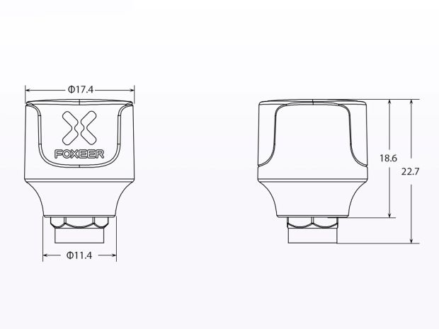 Антена Foxeer Lollipop 4 Stubby 5.8ГГц SMA (LHCP) , Світлина 4