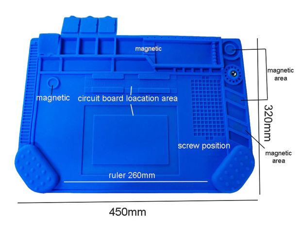 Килимок для пайки 480х320мм, Фото 2