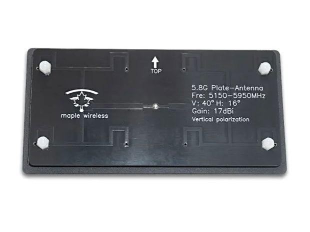 Патч антена Maple Wireless для SIYI HM30 17dBi 5.8ГГц (RP-SMA), Світлина 1