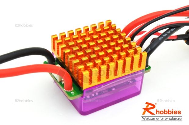 Регулятор 1/10 RC Car 340A Programmable Brushed Motor ESC, Фото 2