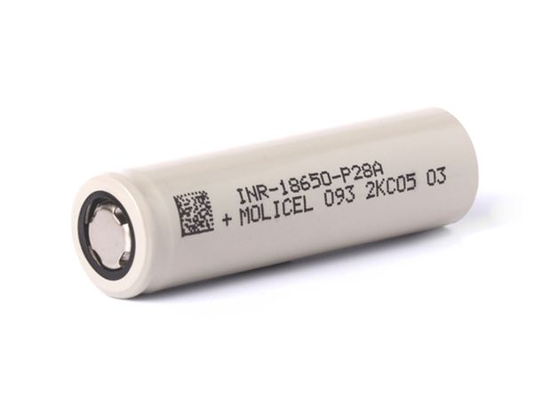 Акумулятор Molicel SDI INR18650-P28A 35A 2800мАг, Світлина 1