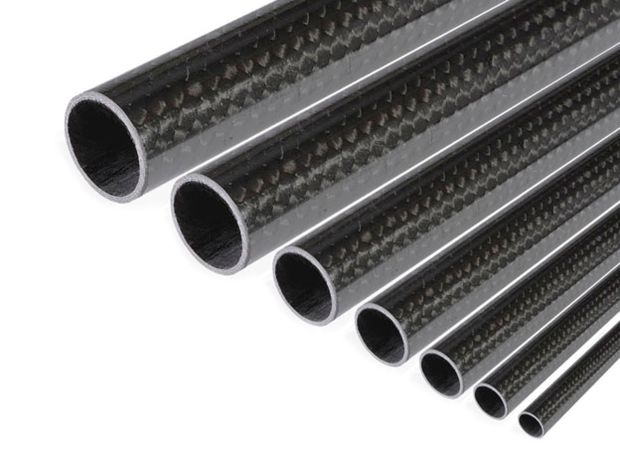 Трубка карбонова 7мм x 6мм x 1000мм (3K Twill плетіння), Фото 1