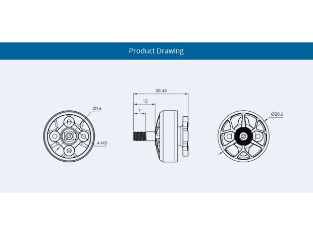 Двигун безколекторний T-Motor F40 PRO V 2306-2150kv, Фото 5