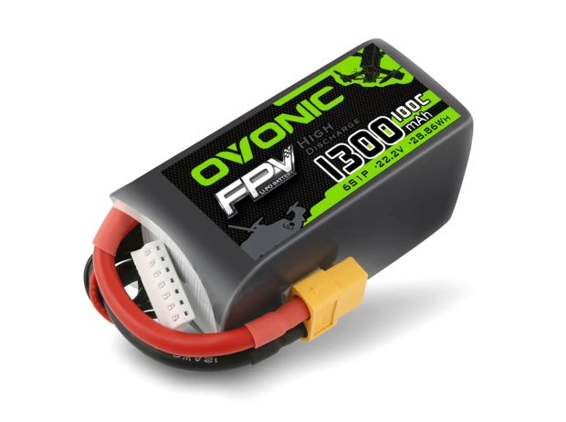 Акумулятор Ovonic 1300mAh 6S 100C, Світлина 1