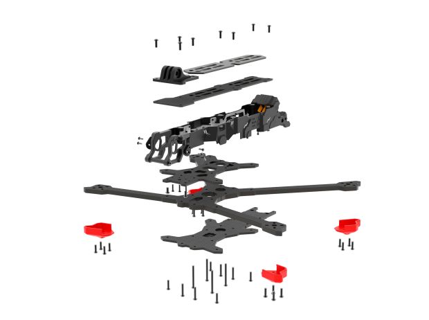 Рама для квадрокоптера iFlight Chimera7 Pro V2 FPV (327мм), Фото 8