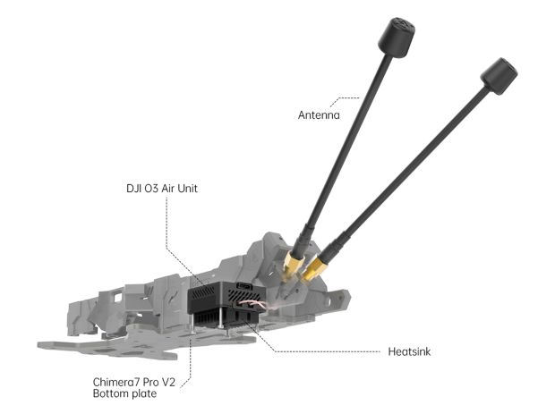 Рама для квадрокоптера iFlight Chimera7 Pro V2 FPV (327мм), Фото 9