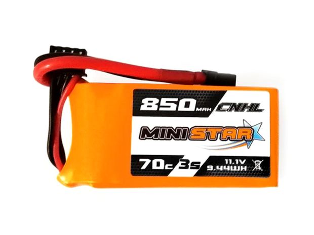 Акумулятор CNHL MiniStar 850mAh 3S 70C (XT30), Фото 1