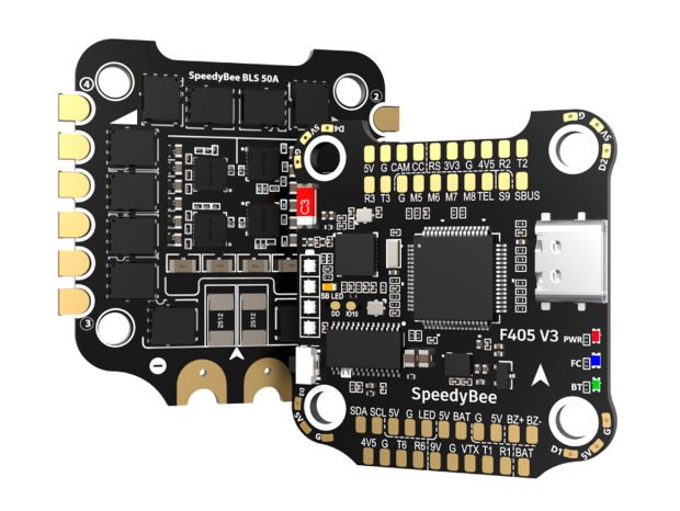 SpeedyBee F405 V3 Стек (польотний контролер F4 + регулятор 4в1 50A), Фото 4