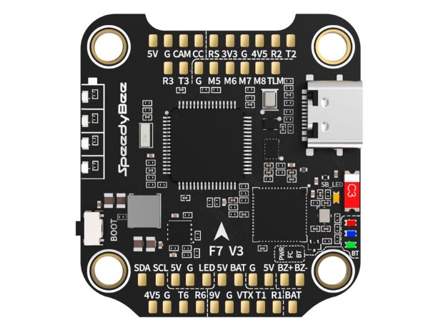 SpeedyBee F722 V3 (польотний контролер F7 + регулятор 4в1 50A), Світлина 4