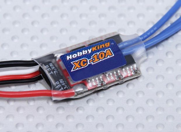 Регулятор автомодельний HobbyKing 10A з реверсом, Світлина 1