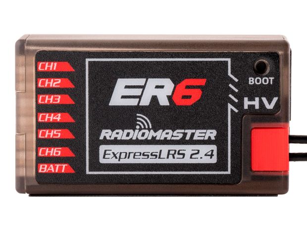 Приймач Radiomaster ER6 ELRS 6Ch (2.4GHz), Світлина 2