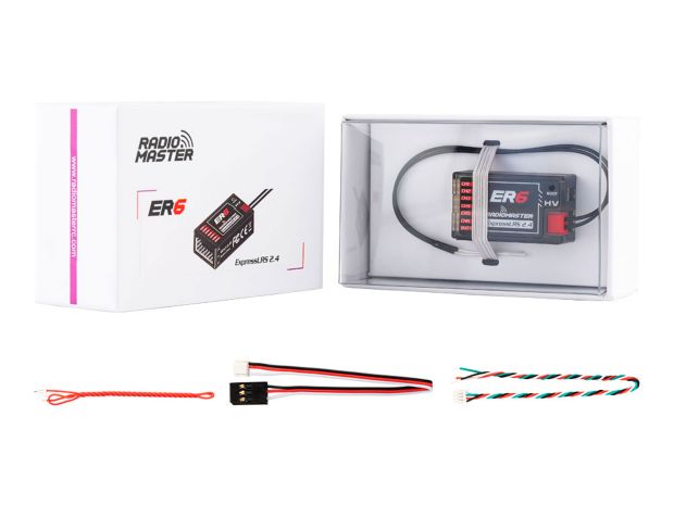 Приймач Radiomaster ER6 ELRS 6Ch (2.4GHz), Світлина 7