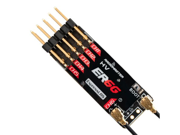 Приймач Radiomaster ER6G ELRS 6Ch (2.4GHz), Світлина 1