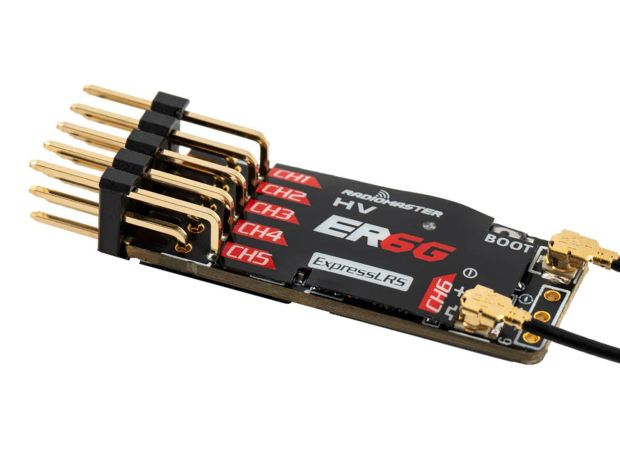 Приймач Radiomaster ER6G ELRS 6Ch (2.4GHz), Світлина 2