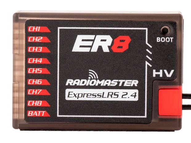 Приймач Radiomaster ER8 ELRS 8Ch (2.4GHz), Світлина 3