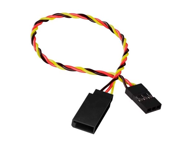 Подовжувач сплетений для сервомеханізмів JR 22AWG 10см , Світлина 1