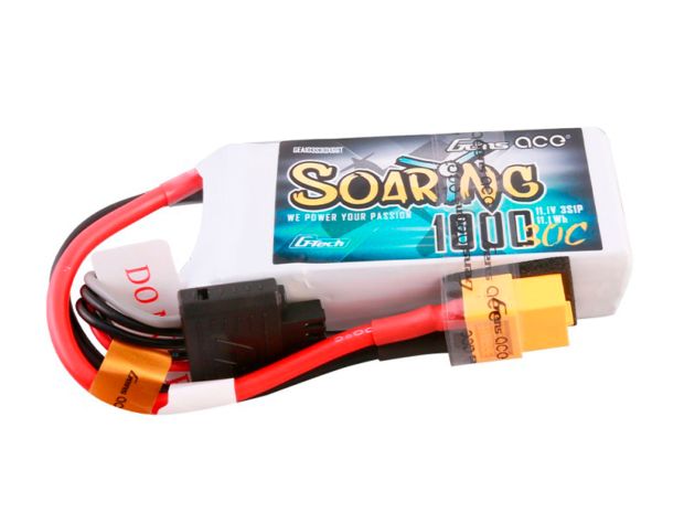 Акумулятор Gens Ace Soaring 1000mAh 3S 30C (G-Tech), Фото 1