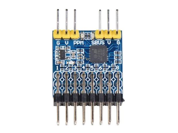 Перетворювач сигналу JHEMCU PWM-PPM-SBUS 8Ch, Світлина 2