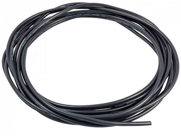 Дріт 8AWG 1м (чорний), Світлина 1