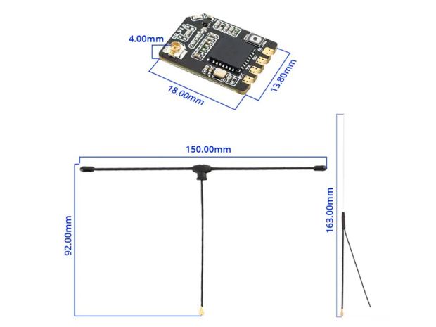 Приймач Radiomaster Bandit BR1 ELRS (915MHz), Світлина 5