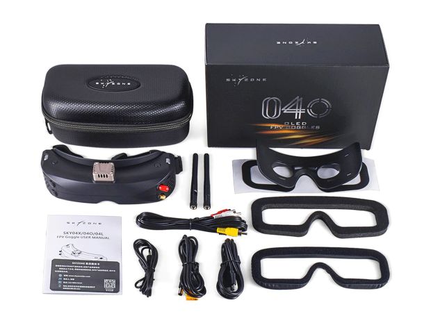 Окуляри Skyzone SKY04O PRO OLED FPV (чорні), Світлина 4