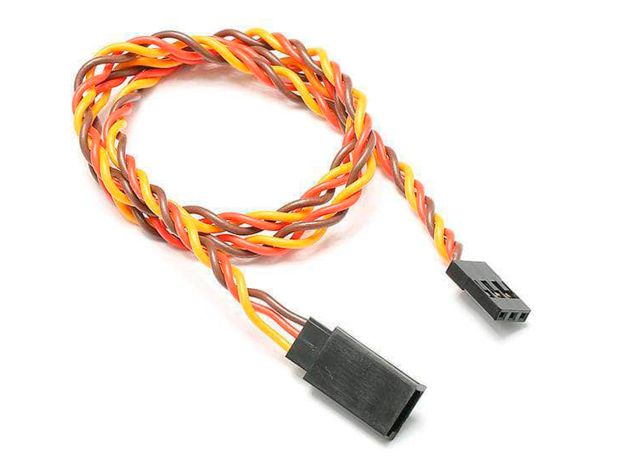 Подовжувач сплетений для сервомеханізмів JR 26AWG 30см , Світлина 1