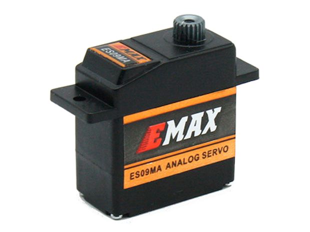 Сервомеханізм аналоговий EMAX ES09MA 14.8g/2.3kg/0.10sec (4.8В), Світлина 1