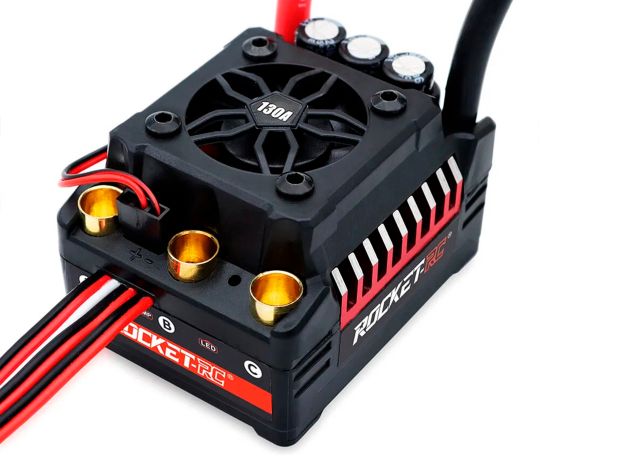 Регулятор безколекторний Surpass Hobby Rocket V2 Supersonic 160A (XT90 x2), Світлина 3