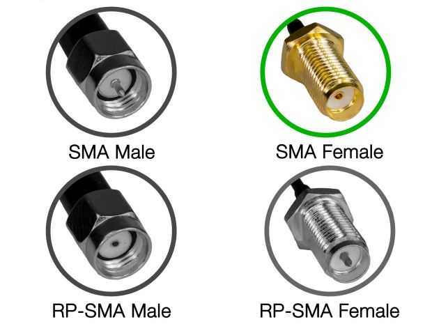 Подовжувач антени з MMCX на SMA (Female) 80мм, Світлина 4