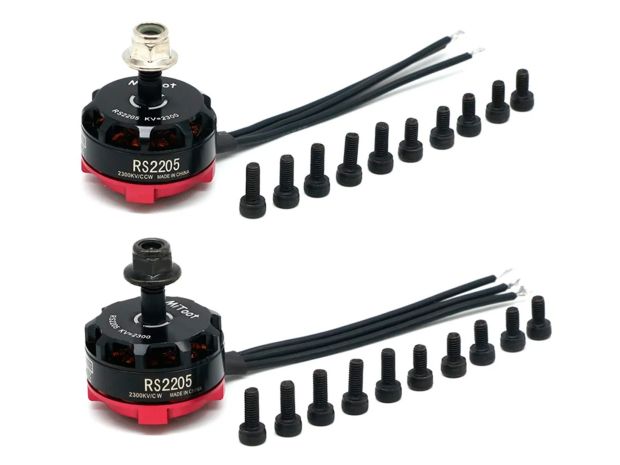 Пара безколекторних двигунів MiToot RS2205-2300kv (CW+CCW), Фото 3