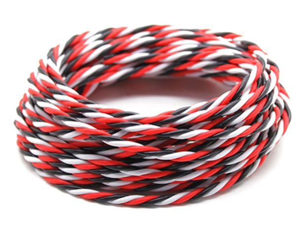 Сплетений дріт для сервомеханізмів 22AWG (1м), Фото 1