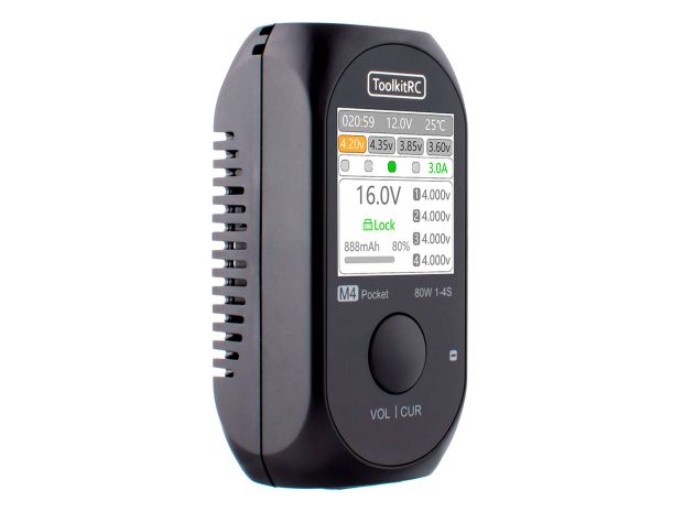 Зарядний пристрій ToolkitRC M4 Pocket 80W 5A (XT30/XT60), Фото 2