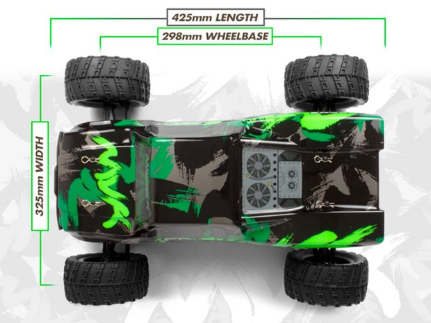 Автомодель траггі Maverick Phantom XТ 1/10 RTR #150600, Світлина 3