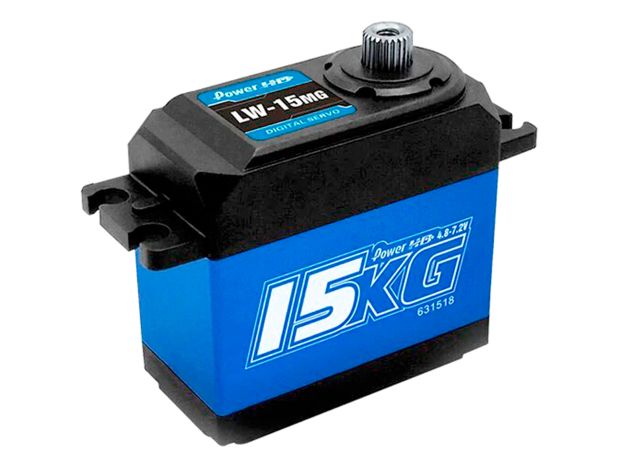 Сервомеханізм цифровий Power HD LW-15MG 62g/10kg/0.15sec (4.8В), Світлина 1