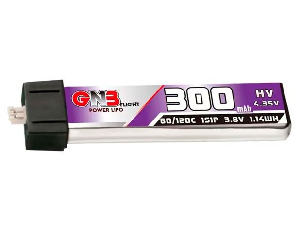 Акумулятор Gaoneng GNB HV MX1.25 300mAh 1S 60C, Світлина 1