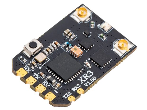 Приймач мультичастотний Radiomaster XR3 Nano ELRS (антена 2.4GHz/900MHz), Світлина 1