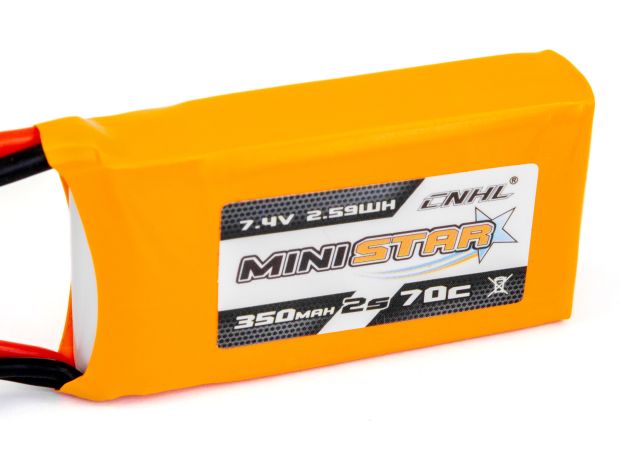 Акумулятор CNHL MiniStar 350mAh 2S 70C (PH2.0), Світлина 1